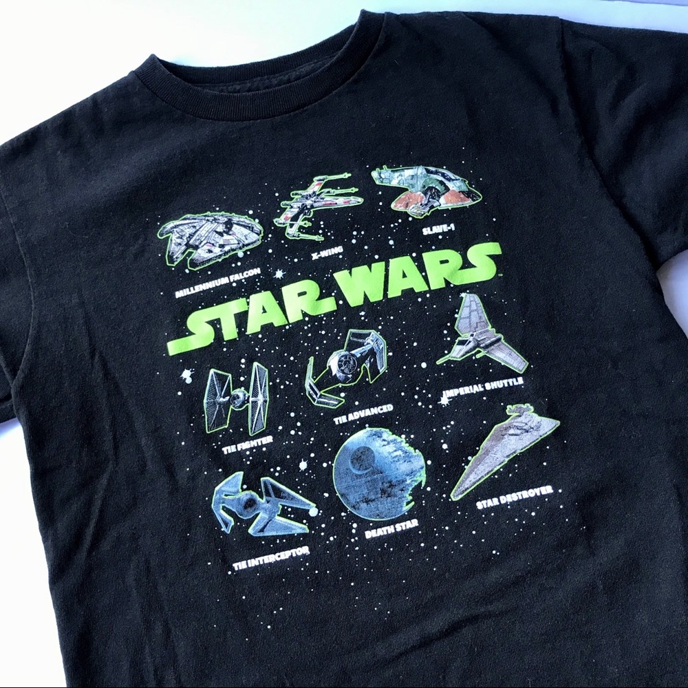Star Wars T-shirt Ships 100% Cotton 10/12